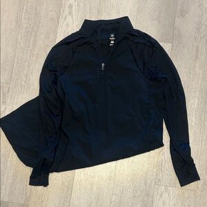 Hurley Swim SPF Black Quarter-Zip Dress